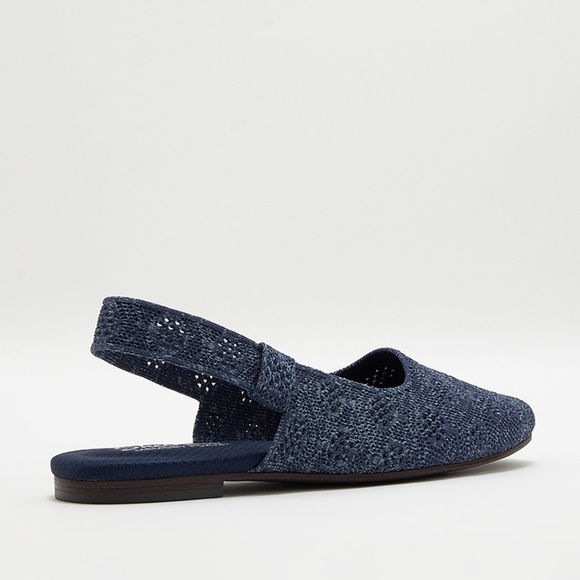 Sketchers Women’s Cleo Snip Sweet Time Sling Back Flat Size 8 Blue - Picture 5 of 10